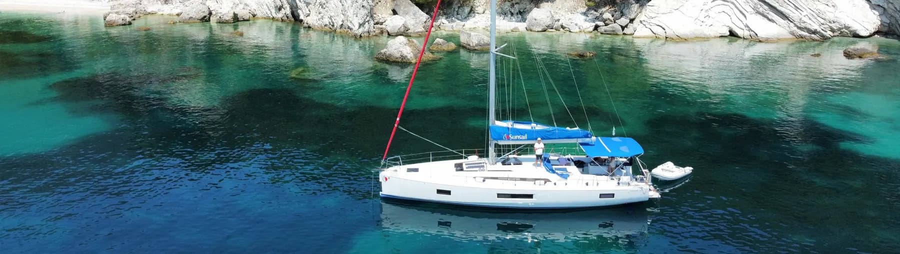 Water sports on the Ionian coast in Western Greece