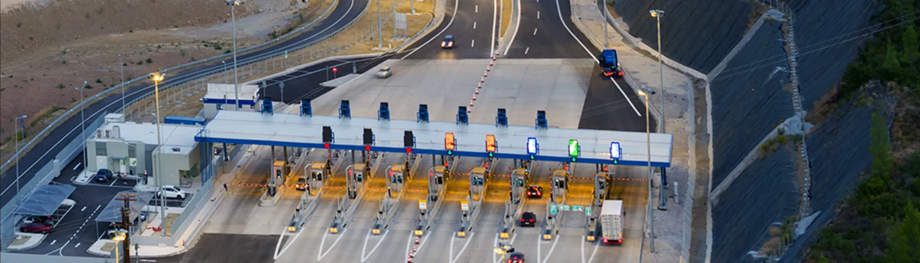 Ionia Odos motorway in Western Greece