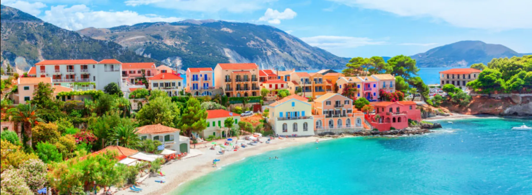 Coastal view of Kefalonia