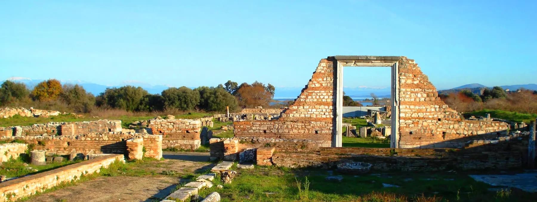 Roman ruins of ancient Nikopolis near Preveza